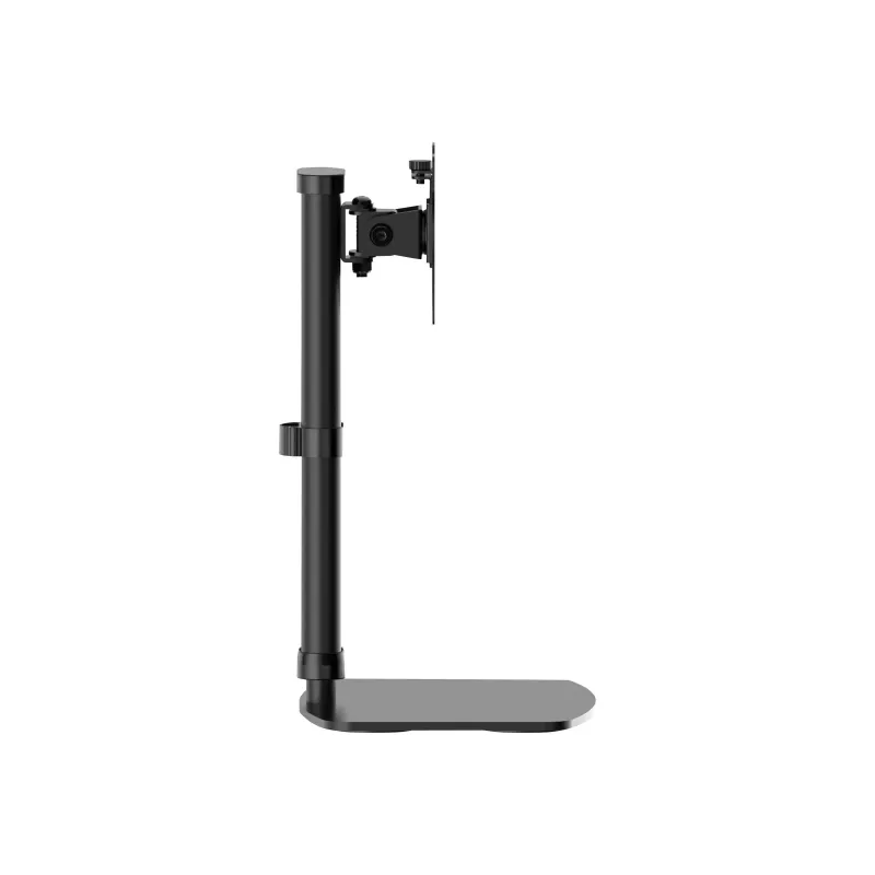 Podstawa pod monitor Tripp Single-Display - z regulacją wysokości, 17-27 cali - zestaw montażowy - do monitora - stal - czarny - rozmiar ekranu: 43,2-68,6 cm (17-27)