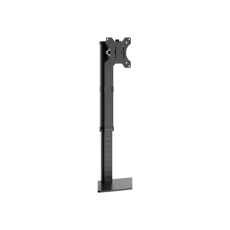 Podstawa pod monitor Tripp Single-Display - z regulacją wysokości, 17-27 cali - zestaw montażowy - do monitora - stal - czarny - rozmiar ekranu: 43,2-68,6 cm (17-27)