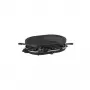Tristar RA-2996 Grill raclette dla 8 osób, 1200 W, dwustronna płyta nieprzywierająca, 8 patelni, czarno-srebrny