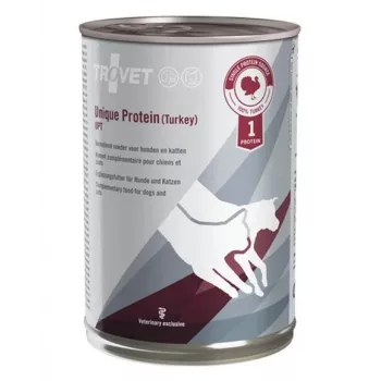 TROVET Unique Protein UPT with Turkey - Wet Dog and Cat Food - 400 g