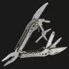 True Utility Minimulti 10-in-1 Pocket Multi-Tool with Pliers, Knife, Saw, Screwdrivers, Bottle Opener, Keyring Loop, Silver