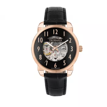 Zegarek męski Trussardi T-Evolution Quartz R2421154001 40mm niebieska tarcza stal nierdzewna