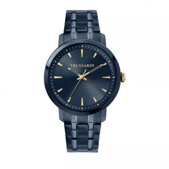 Zegarek męski Trussardi R2453147007 41mm Stal nierdzewna Niebieska tarcza