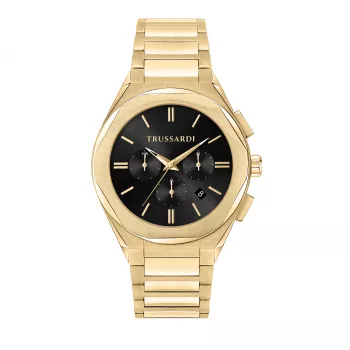 Zegarek męski Trussardi R2453156001 44mm Stal nierdzewna Niebieska tarcza