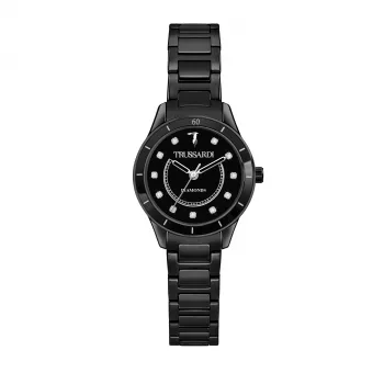 Zegarek damski TRUSSARDI R2453151501 T-Light Kwarcowy 30mm Srebrny Stal nierdzewna