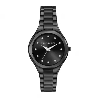 Zegarek damski Trussardi R2453157501 32mm Srebrna Stal Szlachetna Bransoleta Mediolańska Kwarcowy