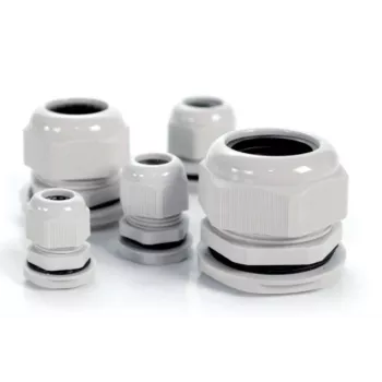 TRYTYT PG-7 Dławik kablowy jasnoszary z odciążeniem, IP68, poliamid, 3-6.5mm