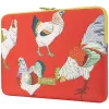 TUCANO SCHIZZO Etui na MacBook Air 15 cali / Laptopy 13-14 cali, Fauna Galline Pomarańczowy