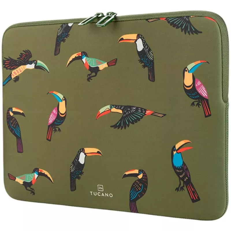 Etui na laptopa Tucano Tucani Second Skin na laptopy 15-16 cali, neopren, zielony BFTUC401516-V
