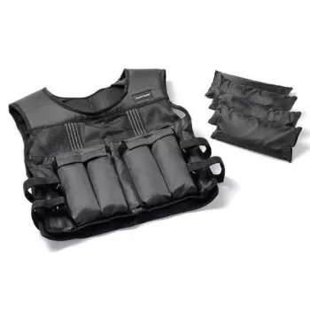 Tunturi Kamizelka obciążeniowa regulowana 10 kg (czarna, unisex)