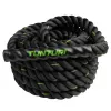 Tunturi Lina Bojowa 12m – 38mm Poliester o Wysokiej Gęstości Lina Fitness