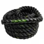 Tunturi Lina Bojowa 12m – 38mm Poliester o Wysokiej Gęstości Lina Fitness