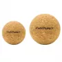 Tunturi Cork Massage Ball Set 2x 60mm – Natural Brown Trigger Point & Myofascial Release Balls
