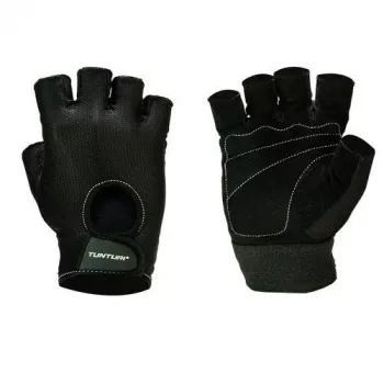 Tunturi Easy Fit Pro Fitness Gloves, Medium, Black