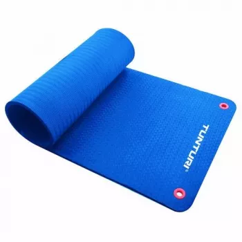 Mata fitness Tunturi Fitness Mat Pro 180 cm niebieska
