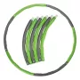 Tunturi Hula Hoop Składany Obręcz do Ćwiczeń - 100 cm, 1,2 kg, Szary/Zielony
