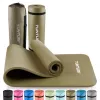 Tunturi Mata fitness NBR 15 mm – Army Green, antypoślizgowa mata do ćwiczeń do jogi i pilatesu