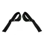 Tunturi Padded Weight Lifting Straps - 1 para, czarny, neoprenowe wsparcie nadgarstka, 60 cm