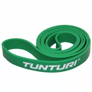Tunturi Power Band Medium Loop Resistance Band (Zielony, 104 x 2.9 cm, Naturalny lateks)