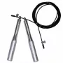Tunturi Steel Speed Rope z aluminiowymi uchwytami, 3 m regulowany