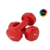 Tunturi Vinyl Dumbbells 3.0 kg x 2 Red – Zestaw hantli o stałej wadze do domowego fitnessu