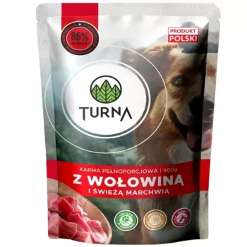 TURNA with Beef Mokra Karma dla Psów 500g