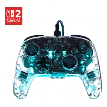 Turtle Beach Afterglow Clear Wired RGB Gaming Controller dla Xbox Series X|S, Xbox One, Windows 10/11