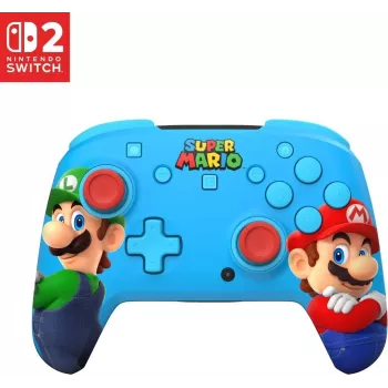 Turtle Beach Rematch bezprzewodowy kontroler do gier dla Nintendo Switch 2 – edycja Mario & Luigi RGB