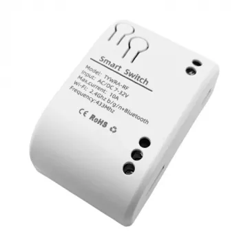 TUYA Smart 1-Kanałowy Przełącznik, Wi-Fi, RF, 10A, DC 7-32V