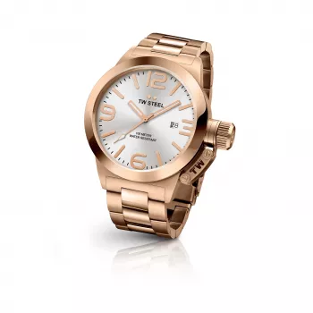 TW STEEL MAN CB161 (45mm) Zegarek Kwarcowy - Niebieska Tarcza, Niebieski Pasek Skórzany