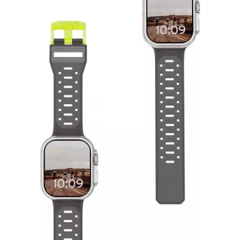 UAG Urban Armor Gear Civilian Pasek do Apple Watch Ultra/44/45/46mm - Smoke/Active Neon 194002113B81