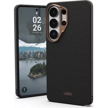 UAG Urban Armor Gear FIBR ARMR Case z modułem magnetycznym do Samsung Galaxy S26 Ultra, czarny/brązowy