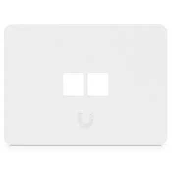 Ubiquiti UACC-WP-KEYSTONE-H-2P Uniwersalna płyta ścienna Keystone (2 sztuki) – biała, pojedyncza, ABS