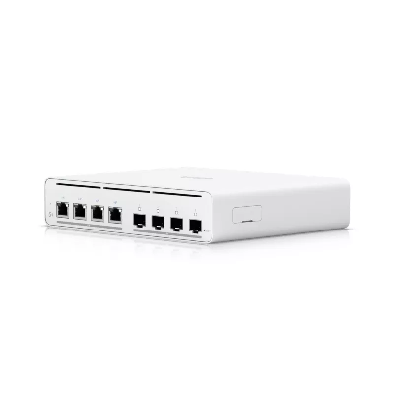 Ubiquiti UISP-S-PLUS-EU 8-portowy przełącznik 2.5GbE PoE++ z portem uplink 10G SFP+, budżet 200W