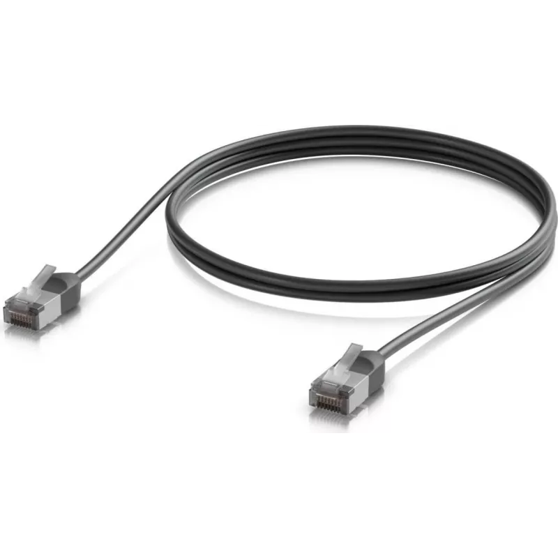 Ubiquiti Ultra-Cienki Wytrzymały Ekranowany Kabel Krosowy Outdoor 1m Czarny