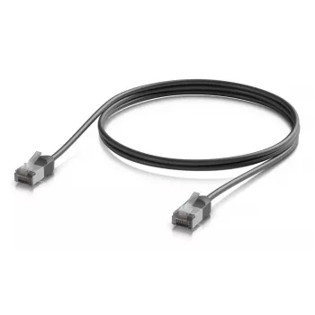 Ubiquiti Ultra-Cienki Wytrzymały Ekranowany Kabel Krosowy Outdoor 1m Czarny