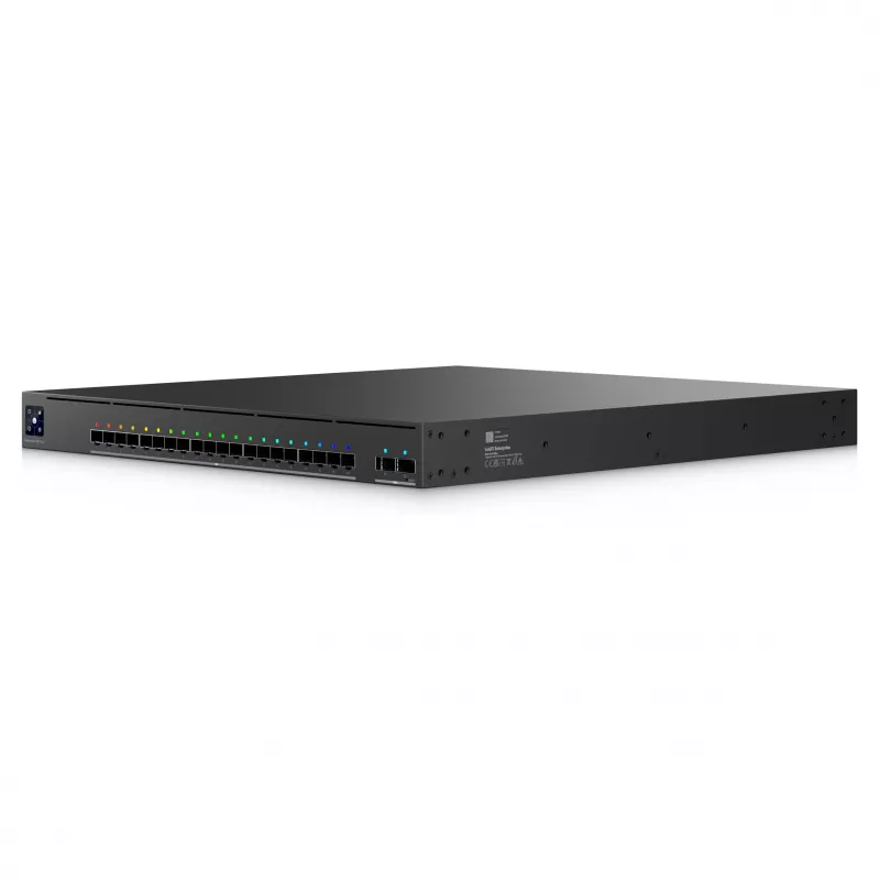 Ubiquiti UniFi EAV-Fiber 22-portowy w pełni zarządzalny przełącznik agregujący Layer 3 10G/100G