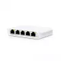 Ubiquiti UniFi USW Flex Mini 5-Port Zarządzalny Gigabit PoE Przełącznik Biały