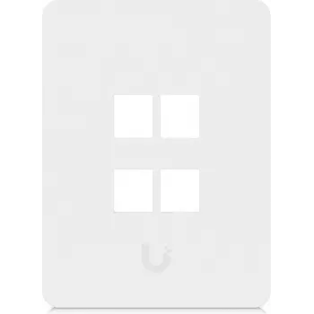 Ubiquiti Uniwersalna płyta ścienna Keystone 4-portowa pionowa – czyste wykończenie (UACC-WP-KEYSTONE-V-4P)
