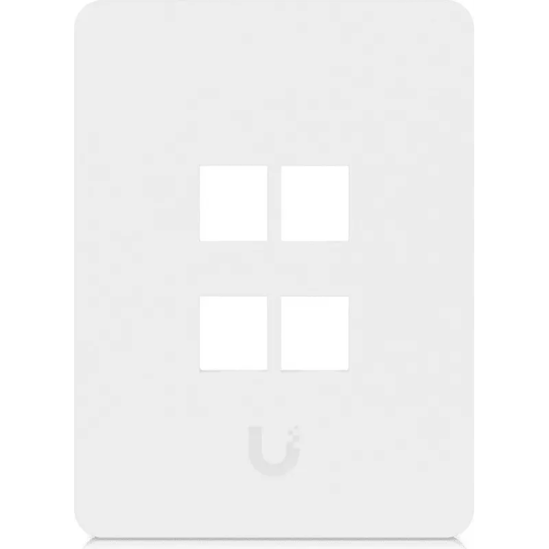 Ubiquiti Uniwersalna płyta ścienna Keystone 4-portowa pionowa – czyste wykończenie (UACC-WP-KEYSTONE-V-4P)