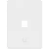 Ubiquiti Universal Keystone Wall Plate – Czyste, konfigurowalne wykończenie, 1 port (biały)