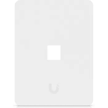 Ubiquiti Universal Keystone Wall Plate – Czyste, konfigurowalne wykończenie, 1 port (biały)
