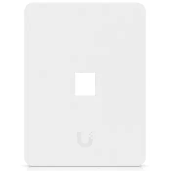 Ubiquiti Universal Keystone Wall Plate – Czyste, konfigurowalne wykończenie, 1 port (biały)