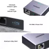 UGREEN Rozdzielacz Ethernet 1-na-2 Gigabit, 1000Mbps Adapter Sieci LAN, RJ45 Męski na 2 Żeńskie, Pasywny, Czarny
