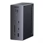 UGREEN 14-in-1 USB-C Docking Station with Dual DisplayPort, HDMI, 100W PD, Gigabit Ethernet, SD/TF Card Readers, and 3.5mm Audio