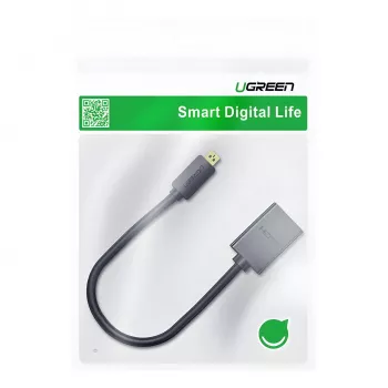 UGREEN 20134-20134 Przejściówka Micro HDMI męski na HDMI żeński - Czarny