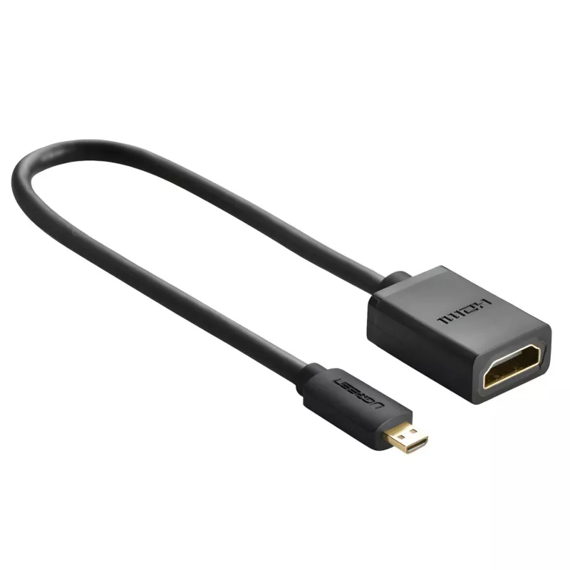 UGREEN 20134-20134 Przejściówka Micro HDMI męski na HDMI żeński - Czarny