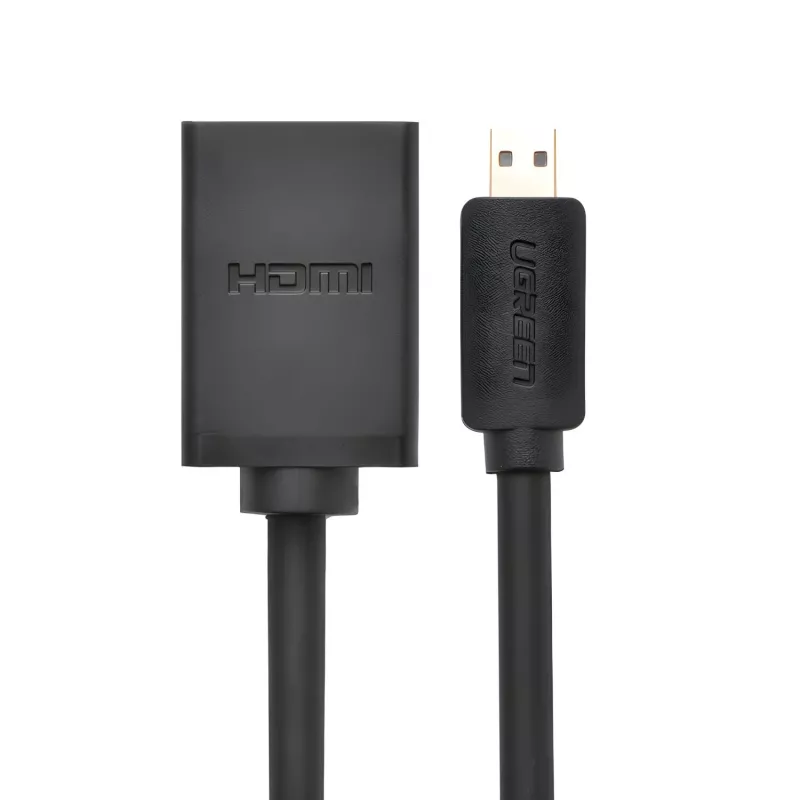 UGREEN 20134-20134 Przejściówka Micro HDMI męski na HDMI żeński - Czarny