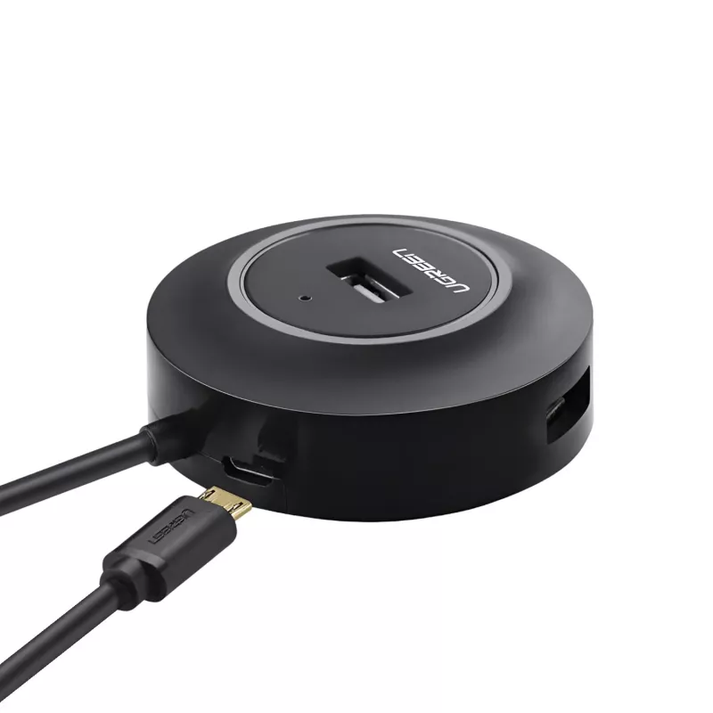 UGREEN 4-in-1 USB 2.0 Hub (20777) - Czarny