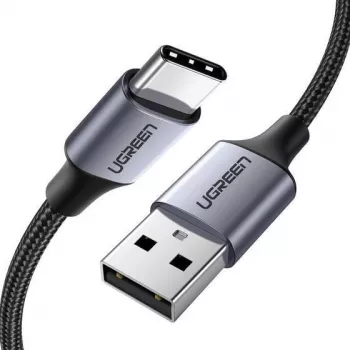 Kabel UGREEN 60128 USB-C do USB-A 2m Czarny - USB 2.0, 480 Mbps, Szybkie Ładowanie 3A